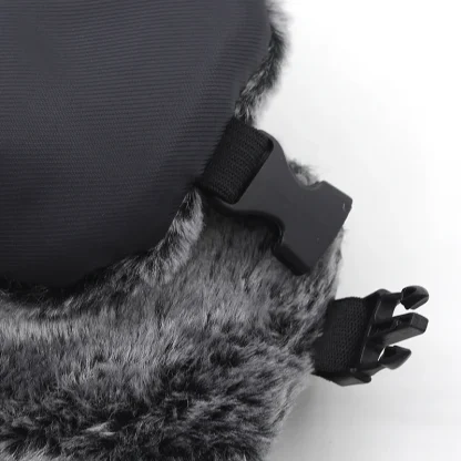 Unisex Ushanka with Buckled Ear Flaps - Image 7