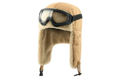 Windproof Warm Aviator Hat with Goggle - Image 9