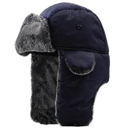 Unisex Ushanka with Buckled Ear Flaps - Image 2