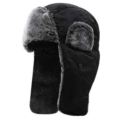 Unisex Ushanka with Buckled Ear Flaps - Image 3