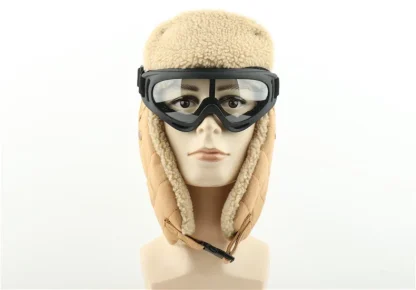 Windproof Warm Aviator Hat with Goggle - Image 7