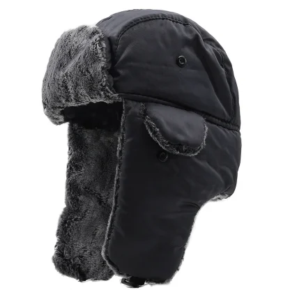Unisex Ushanka with Buckled Ear Flaps - Image 4