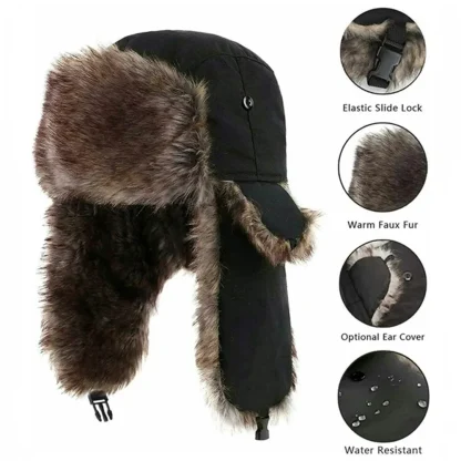 Unisex Warm Trapper Hat for Cold Weather - Image 7