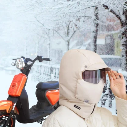 Windproof Aviator Hat with Neck Protection - Image 6