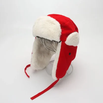 Thick Warm Trapper Hat with Lace-up - Image 11