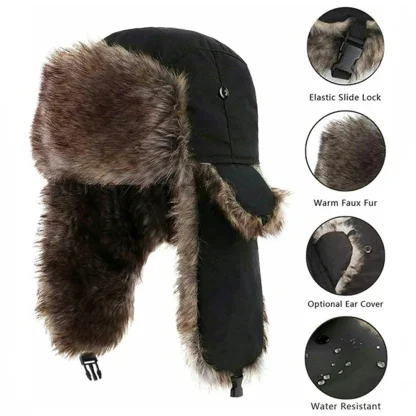 Thickened Warm Trapper Hat for Winter - Image 8