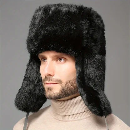 Thicken Ushanka with Adjustable Ear Flaps - Image 2