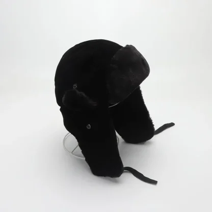 Thick Warm Trapper Hat with Lace-up - Image 5