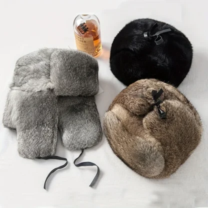Thicken Ushanka with Adjustable Ear Flaps - Image 6